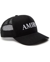 Amiri - Logo-Embroidered Canvas And Mesh Cap - Lyst