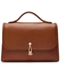 Gabriela Hearst - Leonora Medium Leather Top Handle Bag - Lyst