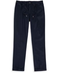 Aurélien - Urban Stretch-Cotton Trousers - Lyst