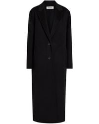 Rohe - Single-Breasted Wool Coat - Lyst