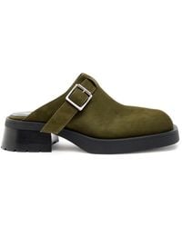 Miista - Aroa Platform Suede Mules - Lyst