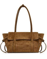 Mulberry - Small Soft Bayswater Suede Shoulder Bag - Lyst