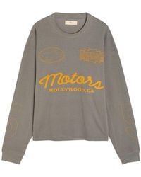 CHERRY LA - Mesh Motors Printed Cotton-Mesh T-Shirt - Lyst