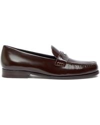 Tory Burch - Classic Penny Glossed Leather Loafers - Lyst