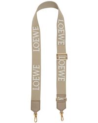 Loewe - Logo-Jacquard Canvas Bag Strap - Lyst