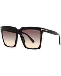 Tom Ford - Square-Frame Sunglasses Sabrina, Designer-Engraved Graduated Lenses, 100% Uv Protection - Lyst