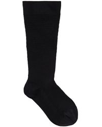 Wolford - 100 Denier Knee-high Wool-blend Socks - Lyst