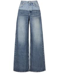 Rag & Bone - Miramar Sofie Printed Chambray Trousers - Lyst
