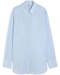 TOTEME - Cotton And Linen-Blend Shirt - Lyst