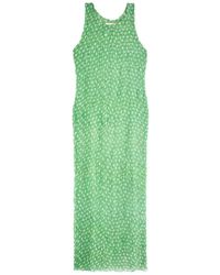 Cloe Cassandro - Lola Printed Silk-Georgette Midi Dress - Lyst