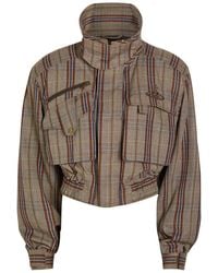 Vivienne Westwood - Memphis Plaid Woven Bomber Jacket - Lyst