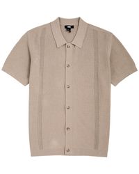PAIGE - Mendez Knitted Cotton-Blend Shirt - Lyst