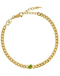 Missoma - August Birthstone 18kt Vermeil Bracelet - Lyst