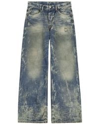 Acne Studios - Washed Relaxed Straight-Leg Jeans - Lyst