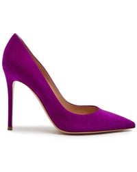 Gianvito Rossi - Gianvito 105 Suede Pumps - Lyst