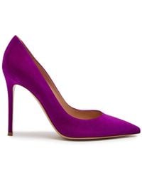 Gianvito Rossi - Gianvito 105 Suede Pumps - Lyst