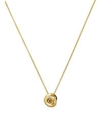 Missoma - X Lucy Williams Knot Pendant 18Ct Vermeil Necklace - Lyst
