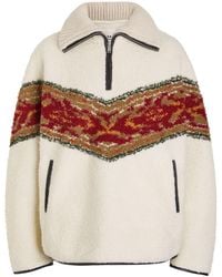 Isabel Marant - Marner Jacquard Bouclé Sweatshirt - Lyst