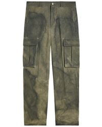 Cole Buxton - Washed Straight-Leg Cargo Trousers - Lyst