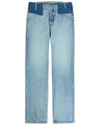 Maison Margiela - Straight-Leg Washed Denim Trousers - Lyst
