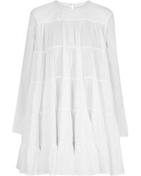 Merlette - Soliman Tiered Cotton Dress - Lyst