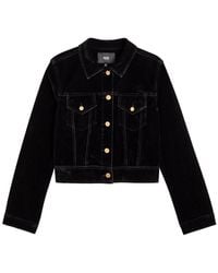 PAIGE - Chantal Velvet Jacket - Lyst