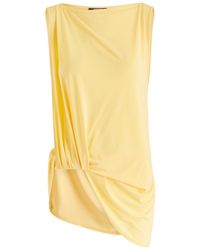 Jacquemus - Le Haut Peplo Draped Jersey Top - Lyst