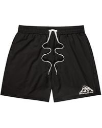 GODMADE - Logo-Print Cotton Swim Shorts - Lyst
