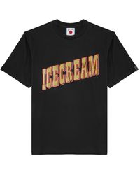 ICECREAM - Casino Printed Cotton T-Shirt - Lyst