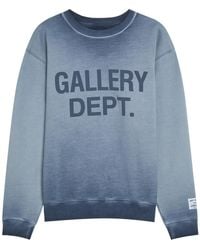 GALLERY DEPT. - Logo-Print Washed Cotton Sweatshirt - Lyst