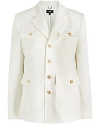 PAIGE - Reign Linen-Blend Blazer - Lyst