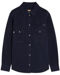 Blazé Milano - Berber Logo-Embroidered Denim Shirt - Lyst