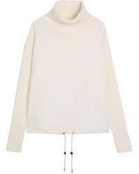 Varley - Hannah High-Neck Stretch-Jersey Sweatshirt - Lyst