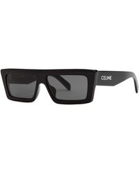 Celine - D-Frame Sunglasses, Dark Lenses, Designer-Stamped Arms, 100% Uv Protection - Lyst