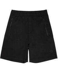 Moncler - Logo-Appliquéd Cotton-Blend Shorts - Lyst