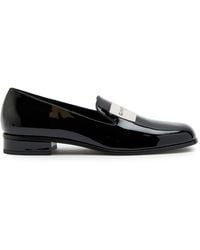 Givenchy - Tux Logo Patent Leather Loafers - Lyst