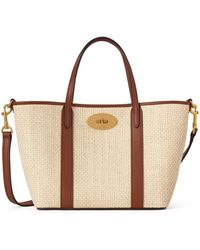 Mulberry - Bayswater Mini Raffia Cross-Body Bag - Lyst