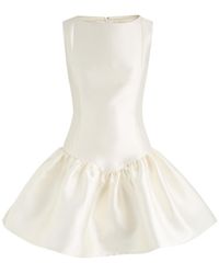 De La Vali - Sentido Satin-Twill Mini Dress - Lyst