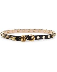 DEHANCHE - Revenge Ring-Embellished Leather Belt - Lyst