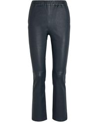 Arma - Kamilla Slim-Leg Leather Trousers - Lyst