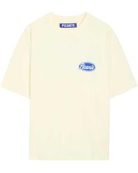 Picante - Sienna Logo-Print Cotton T-Shirt - Lyst