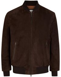 Tod's - Suede Bomber Jacket - Lyst
