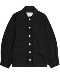 RÙADH - The Constance Drawstring Denim Jacket - Lyst