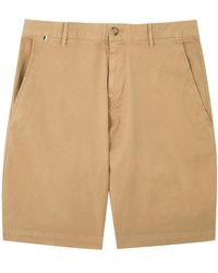 BOSS - Slice Stretch-Cotton Shorts - Lyst