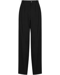 The Row - Rufos Wide-Leg Wool Trousers - Lyst