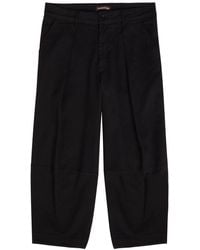 YMC - Deadbeat Wide-Leg Stretch-Cotton Trousers - Lyst