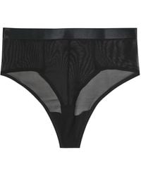 Spanx - Sheersense Sculpting Mesh Thong - Lyst