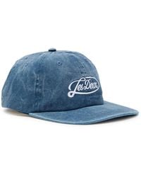 Les Deux - Dad Logo-Embroidered Washed Cotton Cap - Lyst