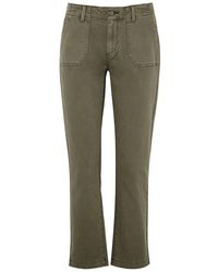 PAIGE - Mayslie Straight-Leg Tapered Jeans - Lyst