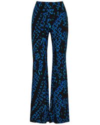 Diane von Furstenberg - Brooklyn Printed Stretch-jersey Trousers - Lyst